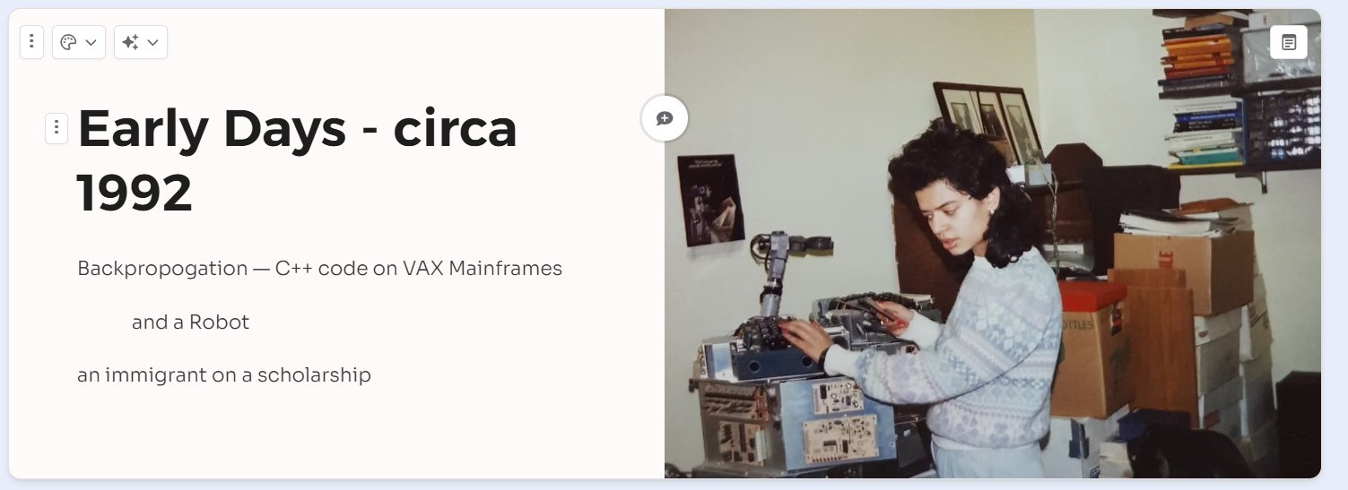 Ronny Ashar, circa 1992, working on backpropagation and robotics