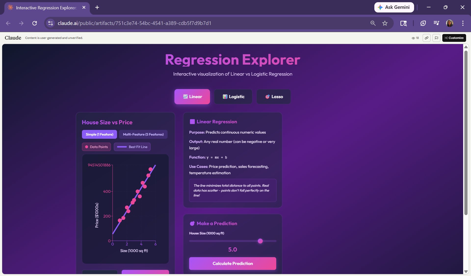Regression Explorer